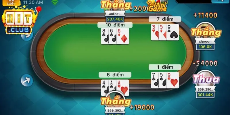 Đối chiếu giá trị các quân khi chơi bài 3 cây online